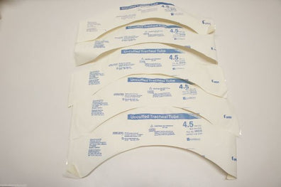 86226 ~ Mallinckrodt Uncuffed Trach Tube 4.5mm I.D. ~ Lot of 5